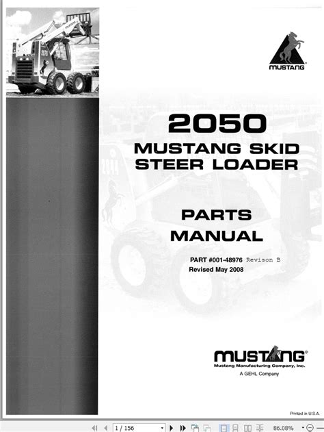 mustang skid steer parts book|mustang 2050 parts diagram.